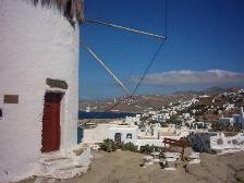 A windmill in Mykonos town