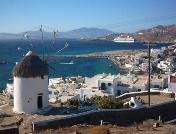 A windmill Mykonos town