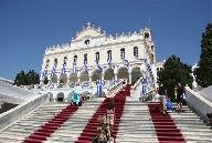 The Panagia Evangelistria Church on Tinos