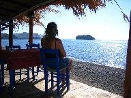 Lesbos, view at Skala Eressos