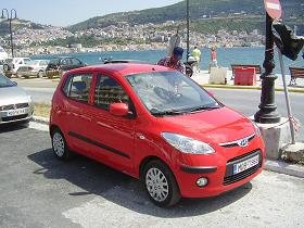 Our pretty new red car