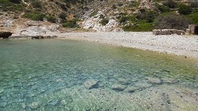 Beaches of Iraklia, Small Cyclades, Greece