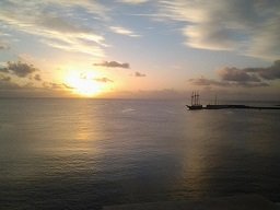 The harbour of Diafani in the north of Karpathos