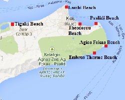 Kos beaches, Kos stranden