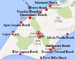 Kos beaches, Kos stranden