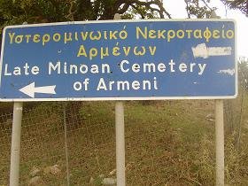 Armeni, Minoan tombs, Mino�sche tombes, Kreta, Crete.