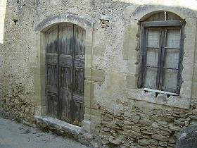 Het dorp Aspro bij Almirida, Kreta