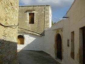 Het dorp Aspro bij Almirida, Kreta