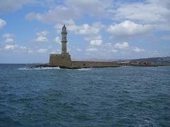 Chania lighthouse, vuurtoren, Kreta, Crete