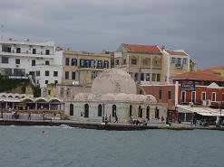 Chania Janitsar Mosque, de Janitsar Moskee, Kreta, Crete