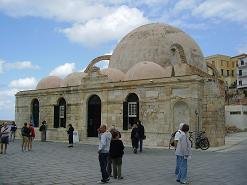 Chania Janitsar Mosque, de Janitsar Moskee, Kreta, Crete