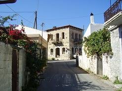 Het dorp Kasteli op Kreta, the village of Kasteli on Crete.