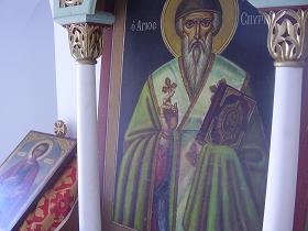 Nopigia, church of Agios Pandeleimonas, Kreta.