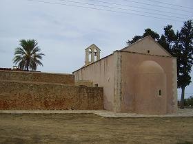 Het Agios Ioannis Eleimon Klooster in Pazinos op Kreta, the Agios Ioannis Eleimon Monastery on Crete