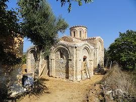 Koufos, the Byzantine church of Zoodohos Pigi, Crete, Kreta