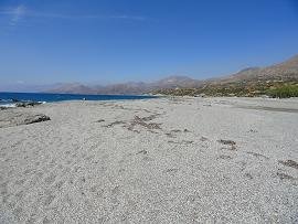 Triopetra beach Crete, Triopetra beach op Kreta