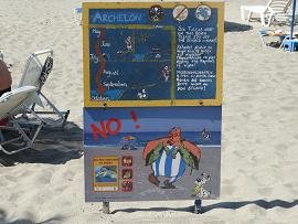 Kalamaki beach on Crete, het strand van Kalamaki op Kreta