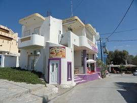 Kalamaki beach on Crete, het strand van Kalamaki op Kreta