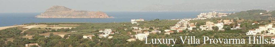 Crete villas, Kreta villa's