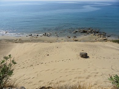 Orthi Ammos Beach, Frangokastello, Frangokastelo, Crete, Kreta