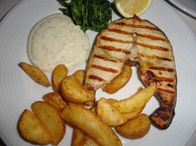 Restaurant Blue Sky, Frangokastello, Frangokastelo, Crete, Kreta.