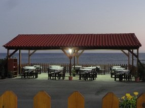 Orthi Ammos Taverna, Frangokastello, Frangokastelo, Crete, Kreta.