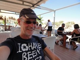 Tsunami Caf� Cocktail Bar, Almyrida, Crete, Kreta