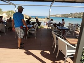 Tsunami Caf� Cocktail Bar, Almyrida, Crete, Kreta