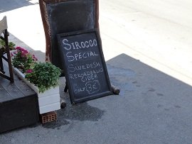 Sirocco Snack Bar, Almyrida, Crete, Kreta