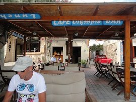 caf� Olympio Bar - Makrigialos, Crete, Kreta