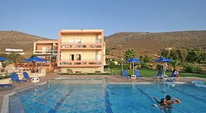 Kanakis Apartments in Petres Beach, Crete, Kreta.