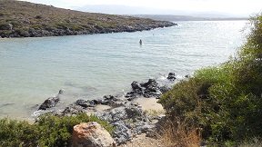 Tersanas beach, Crete, Kreta.