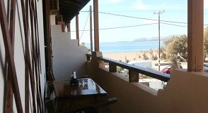 Ostria Rooms in Paleochora, Crete, Kreta.