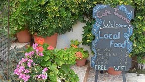 Afrata, Taverna Kali Kardia, Crete, Kreta.
