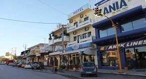 Parthenon Hotel in Souda, Crete, Kreta.