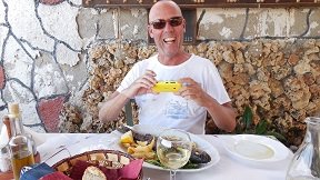 Kalives, Taverna Akrogiali, Crete, Kreta.