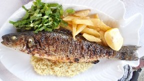 Kalives, Taverna Akrogiali, Crete, Kreta.