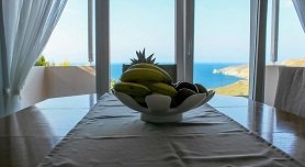 Private-pool villas above Agia Pelagia, Crete