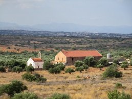 Agia Triada monastery, Akrotiri, Crete.