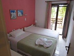 Hotels and apartments in the Heraklion region, central Crete, Greece