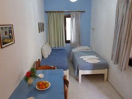Hotels and apartments in the Heraklion region, central Crete, Greece