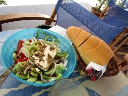 Michalis taverna - Tsoutsouros beach, Crete.