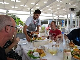 CostAnita restaurant, Almirida, Kreta, Crete.