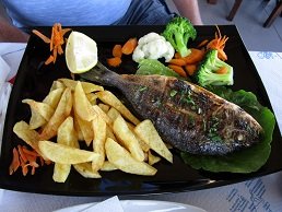 Restaurant Pantheon in Agia Galini, Crete, Kreta