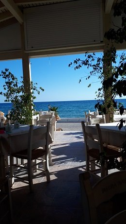 Petra Bay taverna, Analipsi, Makrigialos, Kreta, Crete