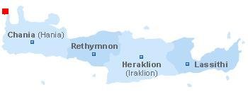 map of Crete