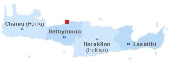 Map of Geropotamos beach