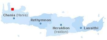 Map of Crete