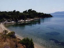 Trikeri en Agia Kyriaki, Pelion, Greece, Griekenland