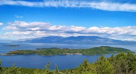 Trikeri en Agia Kyriaki, Pilion, Pelion, Greece, Griekenland